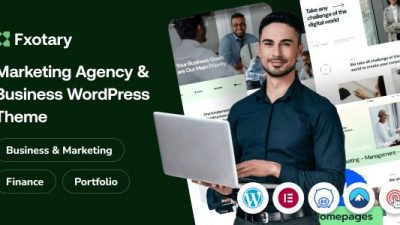 Fxotary v1.0.0 Modern Digital Agency WordPress Theme