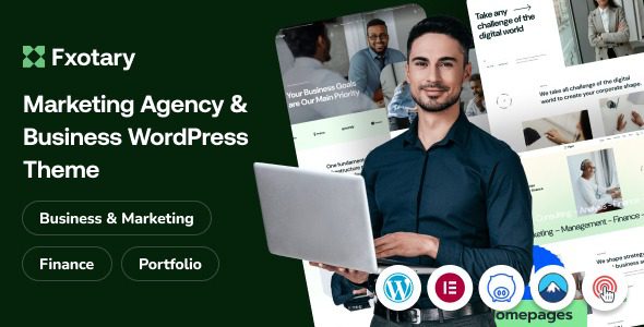 Fxotary v1.0.0 Modern Digital Agency WordPress Theme
