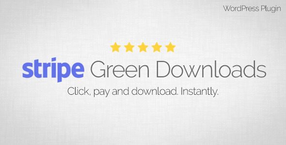 Stripe Green Downloads (v2.07) WordPress Plugin