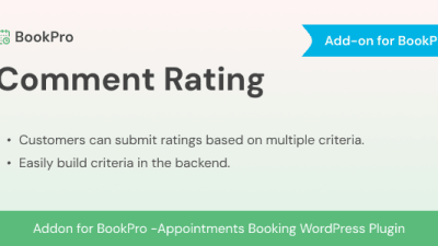 Comment Rating Add-on for BookPro Plugin主题下载