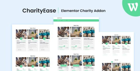 CharityEase (v1.0.1) Elementor Charity Addon