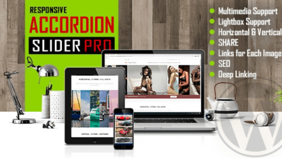 Accordion Slider PRO (v1.3) Responsive Image And Video WordPress Plugin