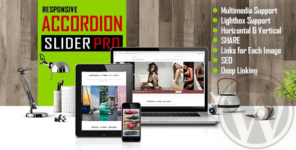 Accordion Slider PRO (v1.3) Responsive Image And Video WordPress Plugin