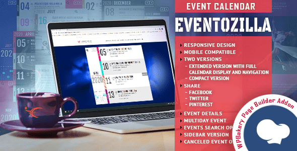 EventoZilla - Event Calendar - Addon For WPBakery Page Builder v1.4.2