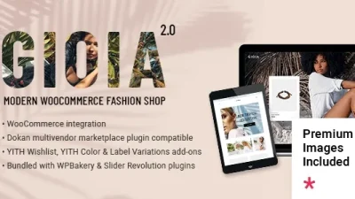 Gioia v2.3 Modern Fashion Shop WordPress Theme