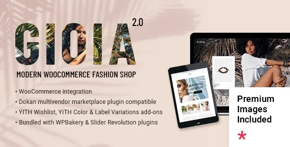Gioia v2.3 Modern Fashion Shop WordPress Theme