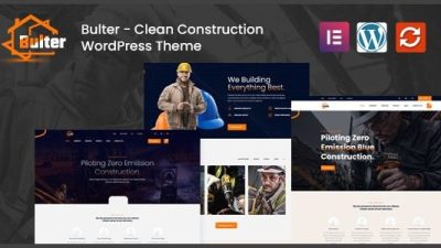 Bulter v1.0.6 Clean Construction WordPress Theme