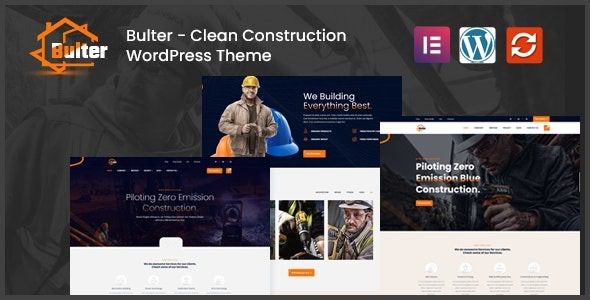 Bulter v1.0.6 Clean Construction WordPress Theme