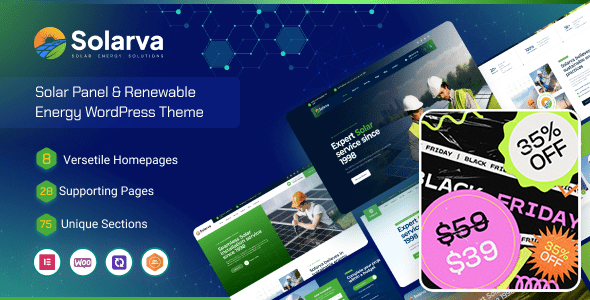 Solarvi (v1.0.1) Ecology & Solar Energy Theme
