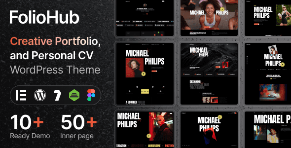 FolioHub (v1.0.0) Personal Portfolio WordPress Theme