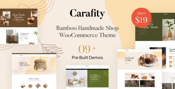 Carafity (v1.2.7) Bamboo Handmade Shop WooCommerce Theme