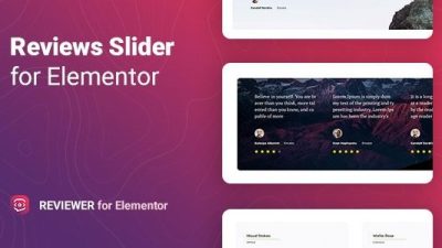 Reviewer (v1.0.9) Reviews Slider for Elementor