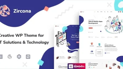 Zircona (v1.2.11) IT Solutions & Technology WordPress Theme [Activated]