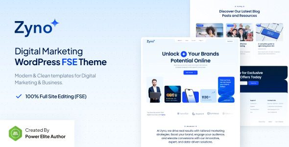Zyno v1.0.3 Digital Marketing Agency WordPress Theme