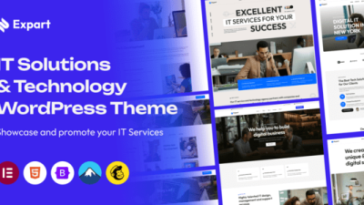 Expart (v1.0) Technology & IT Solution WordPress Theme