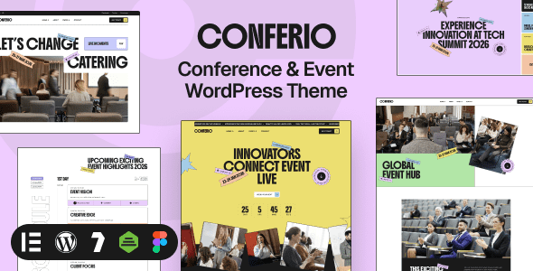 Conferio (v1.0.0) Event Conference WordPress Theme