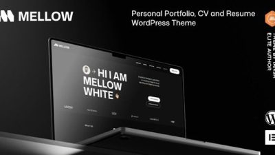 Mellow (v1.0.7) Personal Portfolio WordPress Theme