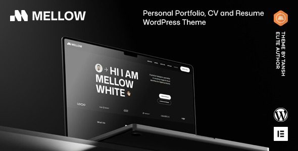 Mellow (v1.0.7) Personal Portfolio WordPress Theme