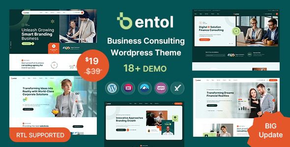 Bentol v1.4 Business Consulting WordPress Theme