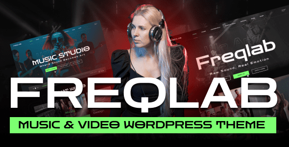Freqlab (v1.0.0) Music & Video WordPress Theme