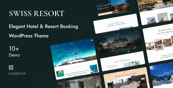 SwissResort (v1.0.8) Resort & Hotel Booking WordPress Theme