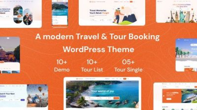 Tourio (v1.0.11) Travel & Tour Booking WordPress Theme
