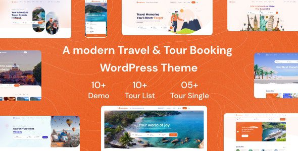 Tourio (v1.0.11) Travel & Tour Booking WordPress Theme