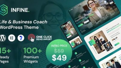 Infine (v1.0.4) Life Coach and Business Coach WordPress Theme