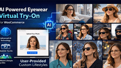 AI Powered Eyewear Virtual Try-on Popup插件下载