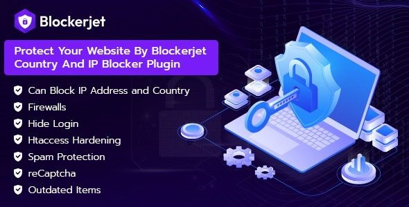 Blockerjet (v1.0.1) IP & Country Blocking WordPress Plugin 