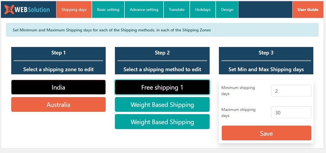 Estimate delivery date for Woocommerce Pro v4.7.21.16