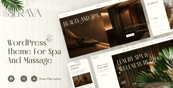 Serava (v1.0.0) Spa & Massage Salon Beauty Theme