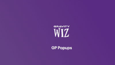 Gravity Perks GF GP Popups插件下载