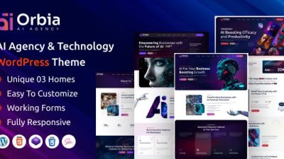 Orbia (v1.0) AI Agency & Technology WordPress Theme