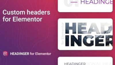 Headinger v1.1.5 Customizable Headings for Elementor
