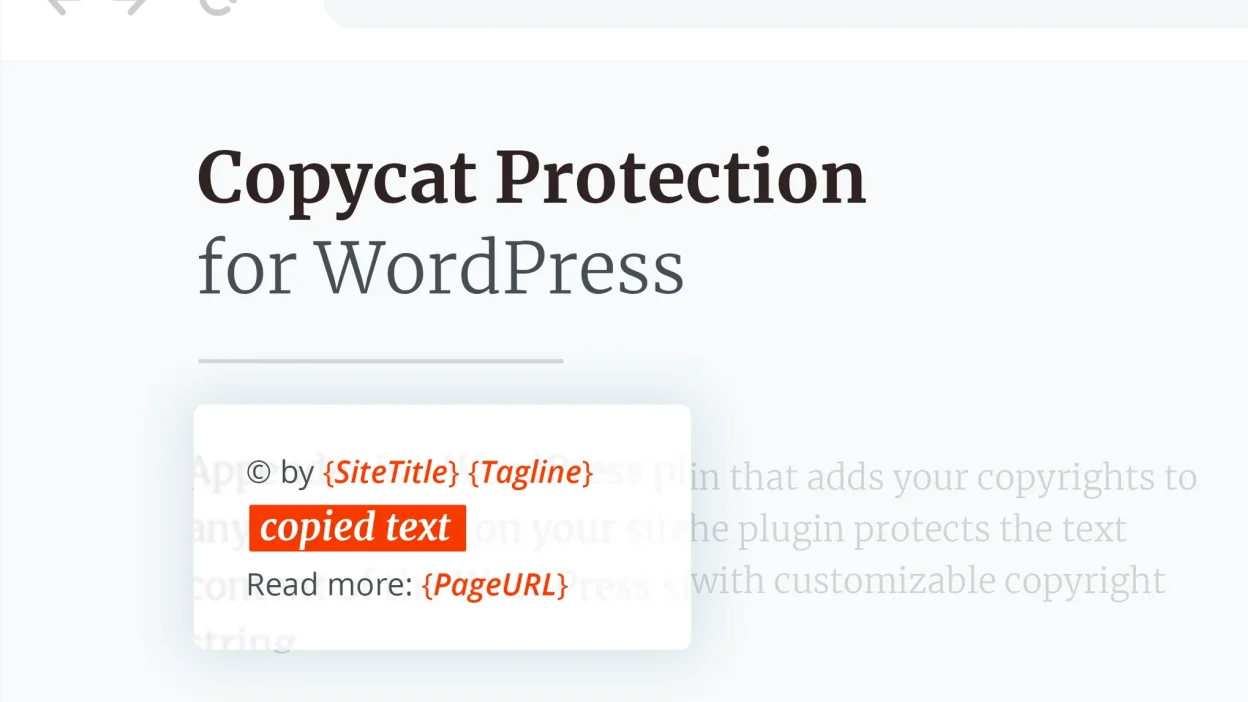 Copycat Protector for WordPress v1.1.2