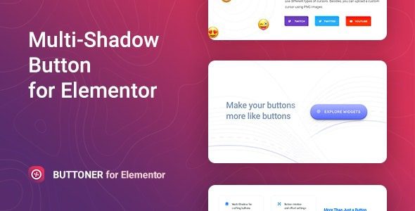 Buttoner (v1.0.7) Multi-Shadow Button for Elementor