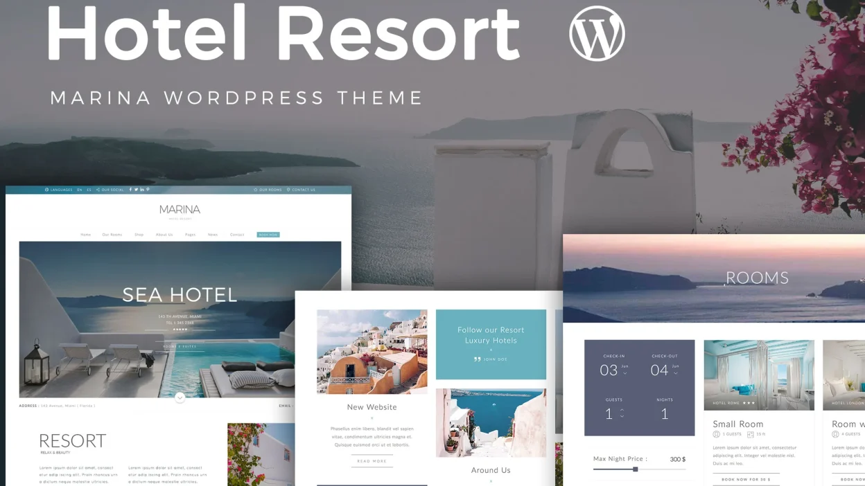 Resort Hotel WordPress Theme v3.0.0