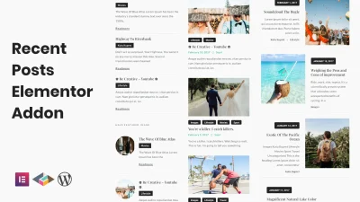 Recent Posts Elementor Addon v1.0.0