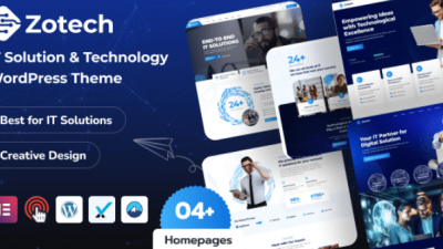 Zotech v1.0.0 IT Solutions & Technology WordPress Theme