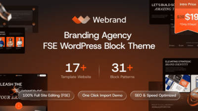 Webrand v1.0.0 Branding Agency WordPress Block Theme