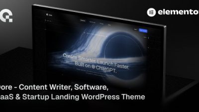 Qore v1.0.0 Content Writer, Software, SaaS & Startup Theme