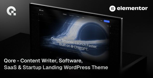 Qore v1.0.0 Content Writer, Software, SaaS & Startup Theme