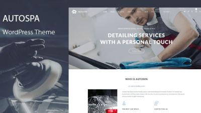 Auto Spa (v3.7) Car Wash WordPress Theme