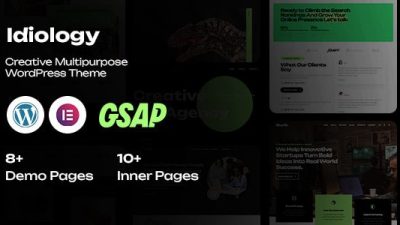 Idiology (v1.0) Creative & Corporate WordPress Theme