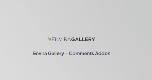Envira Gallery – Comments Addon插件下载