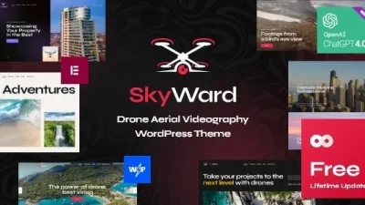 Skyward (v1.9.0) Drone Aerial Videography WordPress Theme