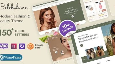 Celebshine (v1.1.6) WooCommerce Theme for Fashion & Cosmetics
