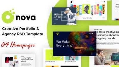 Onovo (v1.6.1) Creative Portfolio Agency WordPress Theme [Activted]