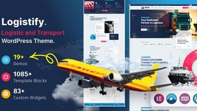 Logistify (v1.0.1) Transportation & Logistics WordPress